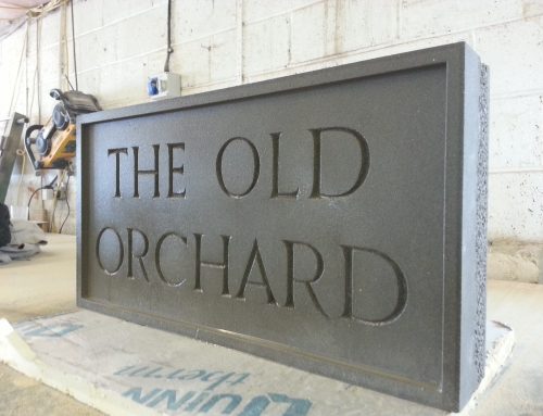 Personalised Cast Stone Hand Carved Name / Date Plaques