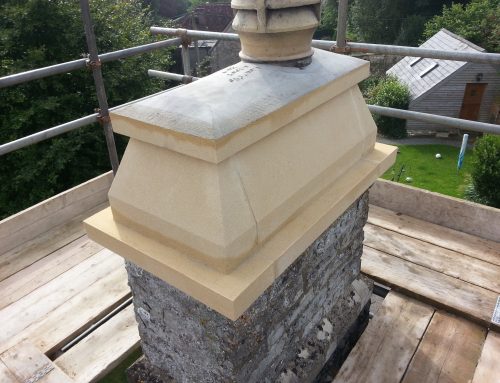 Weathering techniques used by Kevin Mitchell Architectural Cast Stone to achieve natural stonework appearance